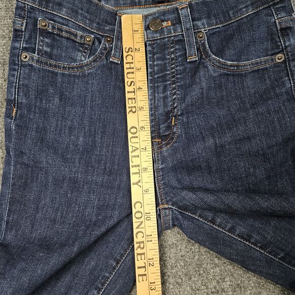 J Crew Mercantile Jeans Size 26 Blue Denim Straight Skinny Medium Wash - Picture 7 of 9